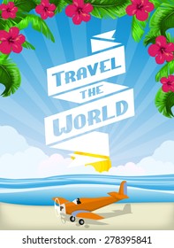 Summer beach background