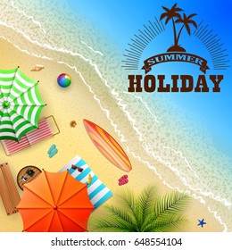 Summer beach background 