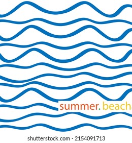 Summer beach background. Vacation concept for party