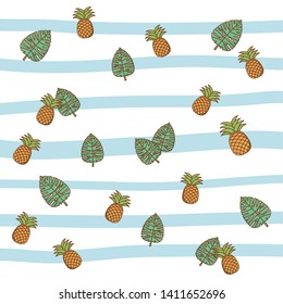 Summer and beach background vector illustration