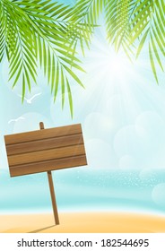 Summer beach background for Your design