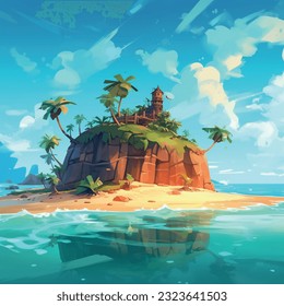 Sommerstrand am Meer. Abstraktes Design. Vektorgrafik-Musterhintergrund. Vorlagentextur für Innenausstattung, Verpackung, Tapete, Textilien, Papier, Innenausstattung, Bild.