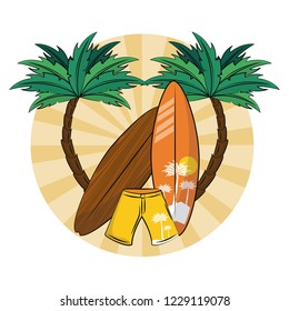 summer beach cartoons