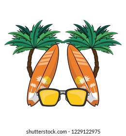 summer beach cartoons