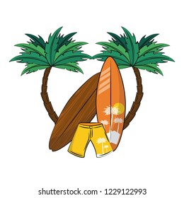 summer beach cartoons