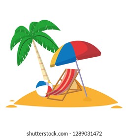 Summer Beach Cartoons Stock Vector (Royalty Free) 1289031472 | Shutterstock