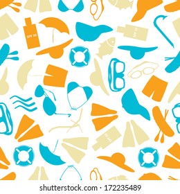 summer and beach color pattern eps10