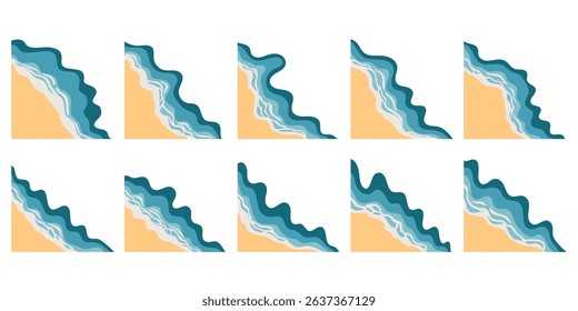 Summer Beach Corner Decoration Set