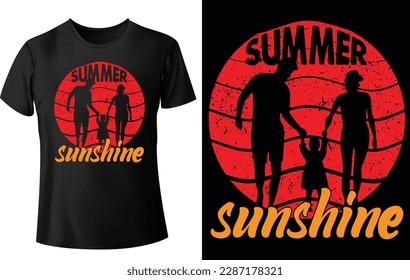 summer beach custom t-shirt template. 