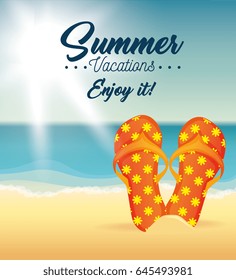 Summer beach design