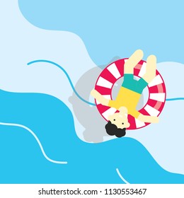 Summer Beach Element Icon Illustration