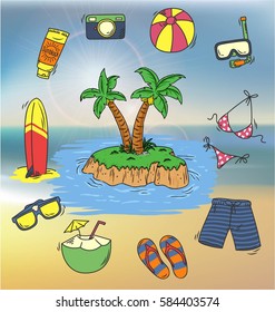 summer and beach holiday