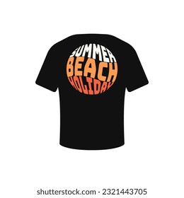Summer beach holiday t-shirt and apparel