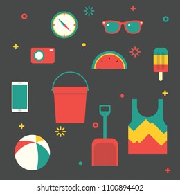 Summer Beach Icon Pack