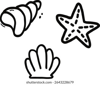 Summer beach icon vector symbol illustration 