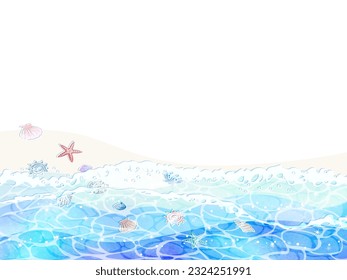 Bilderrahmen für den Sommerstrand