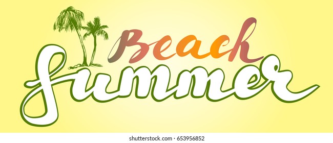 summer beach logo  symbol vector illustration sketch isolated on white background