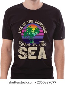 Summer Beach Lover T shirt Design