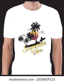 Summer Beach Lover T shirt Design