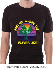 Summer Beach Lover T shirt Design