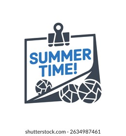 Summer Beach Memory Icon Isolated On White Background