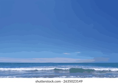 Summer Beach on a sunny summer day