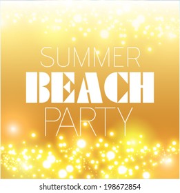 Summer  Beach Party background