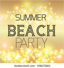 Summer  Beach Party background