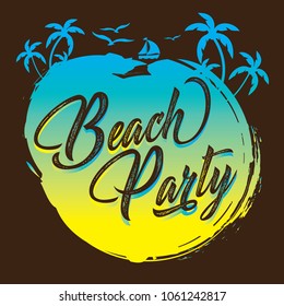 Summer Beach Party banner