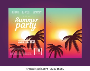 Summer Beach Party Flyer
