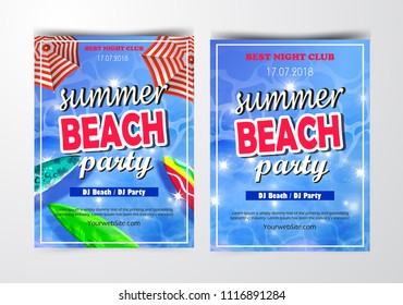 Summer Beach Party Template