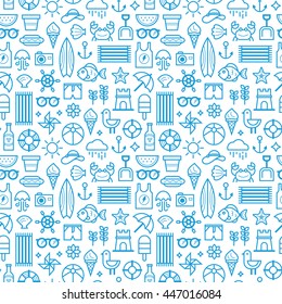 Summer beach pattern.