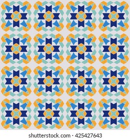 Summer Beach Pool Tiles Seamless Pattern