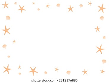 Summer Beach or Sea Background. Vacation or Holiday Background. Vector Illustration. 