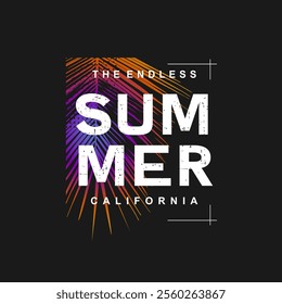  summer beach slogan with beach illustrationtypography for t-shirt print .
