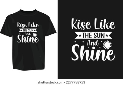 Summer beach sunsine typography design for tshirt, mug, stickers etc. Beach sunset typography tshirt design design