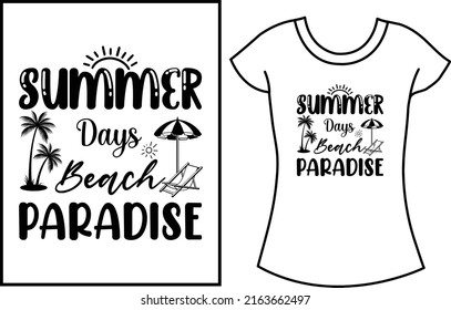 Summer Beach SVG t shirt design. Summer gift t shirt design. funny t shirt design.