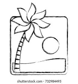 Summer and beach symbol