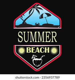 SUMMER BEACH T SHIRT DESIGN