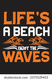 SUMMER BEACH T SHIRT DESIGN
