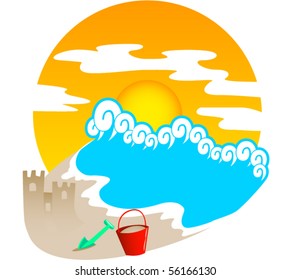 Summer and beach theme.