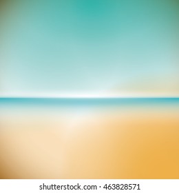 Summer beach troopical sunset sand sea icon. Background and colorfull illustration. Vector graphic