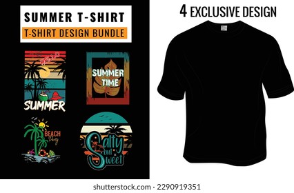Summer, Beach T-shirt Design. Ready to print for apparel, poster, and illustration. Modern, simple, lettering.
