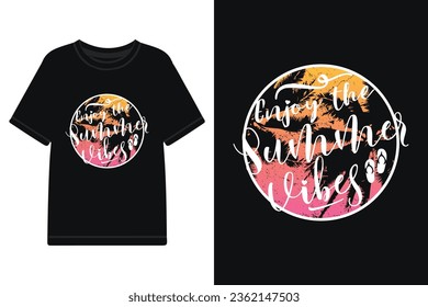 Summer beach t-shirt design vector files, Summer, T-shirt, Typography T-shirt Design, Vector