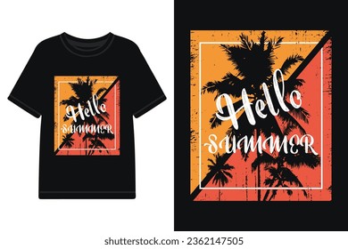 Summer beach t-shirt design vector files, Summer, T-shirt, Typography T-shirt Design, Vector