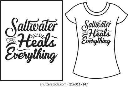 Summer beach t-shirt design.Summer svg typography t-shirt design. Gift t shirt.