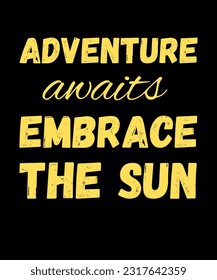 Summer Beach typography Premium Design