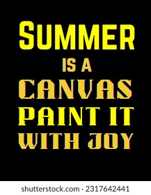 Summer Beach typography Premium Design