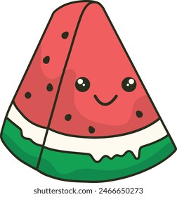 Summer Beach Vacation Element. with Trendy Cartoon Design.