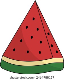 Summer Beach Vacation Icon. Vector Illustration in Cartoon Design.
